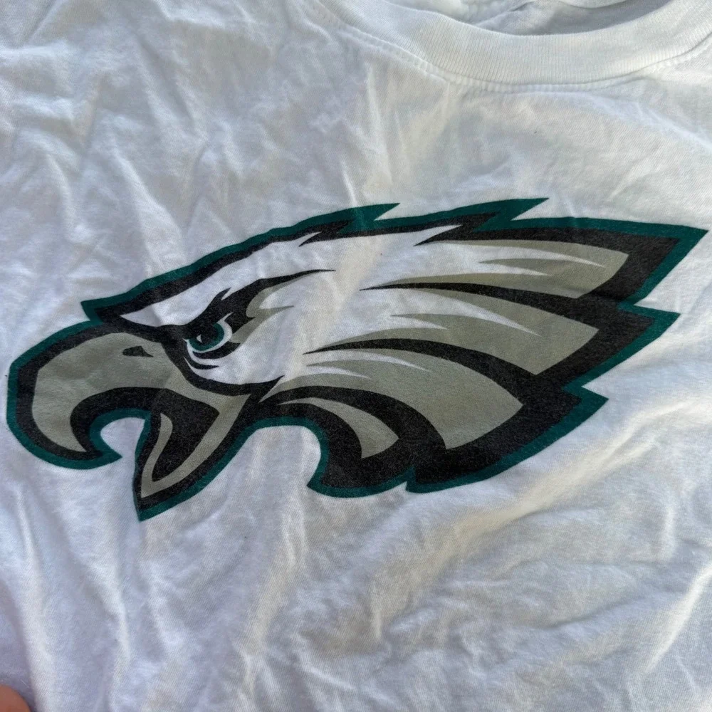 Nike Philadelphia Eagles T-Shirt Mens XL White NFL Football Graphic Tee Logo